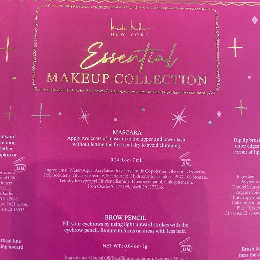 Nicole Miller Essential Makeup Collection Gift Set | New in Box - Picture 3 of 5